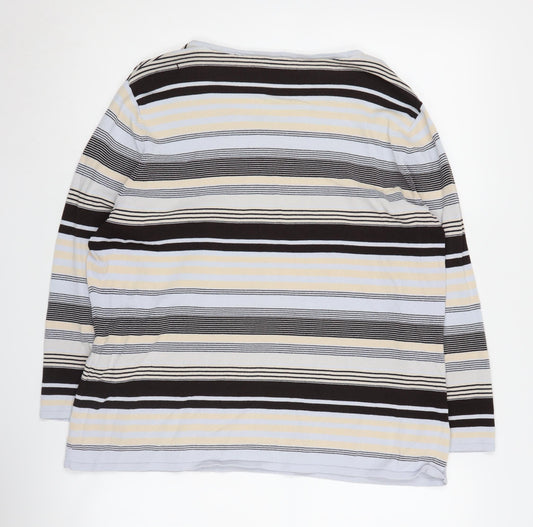 Viyella Women's Multicolour XL Stripe Knit Pullover