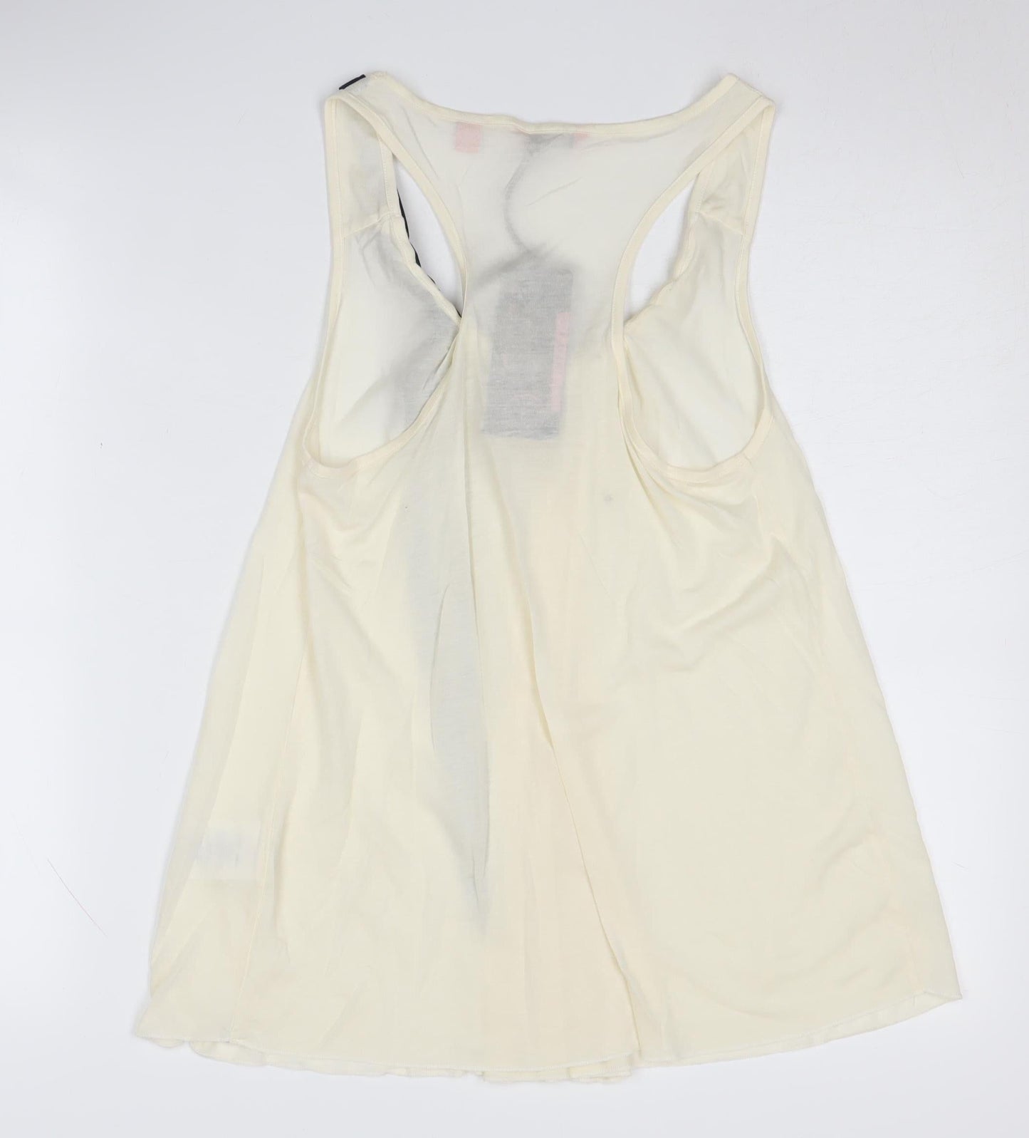 Womens UK Size M Ted Baker Ivory Basic Tank
