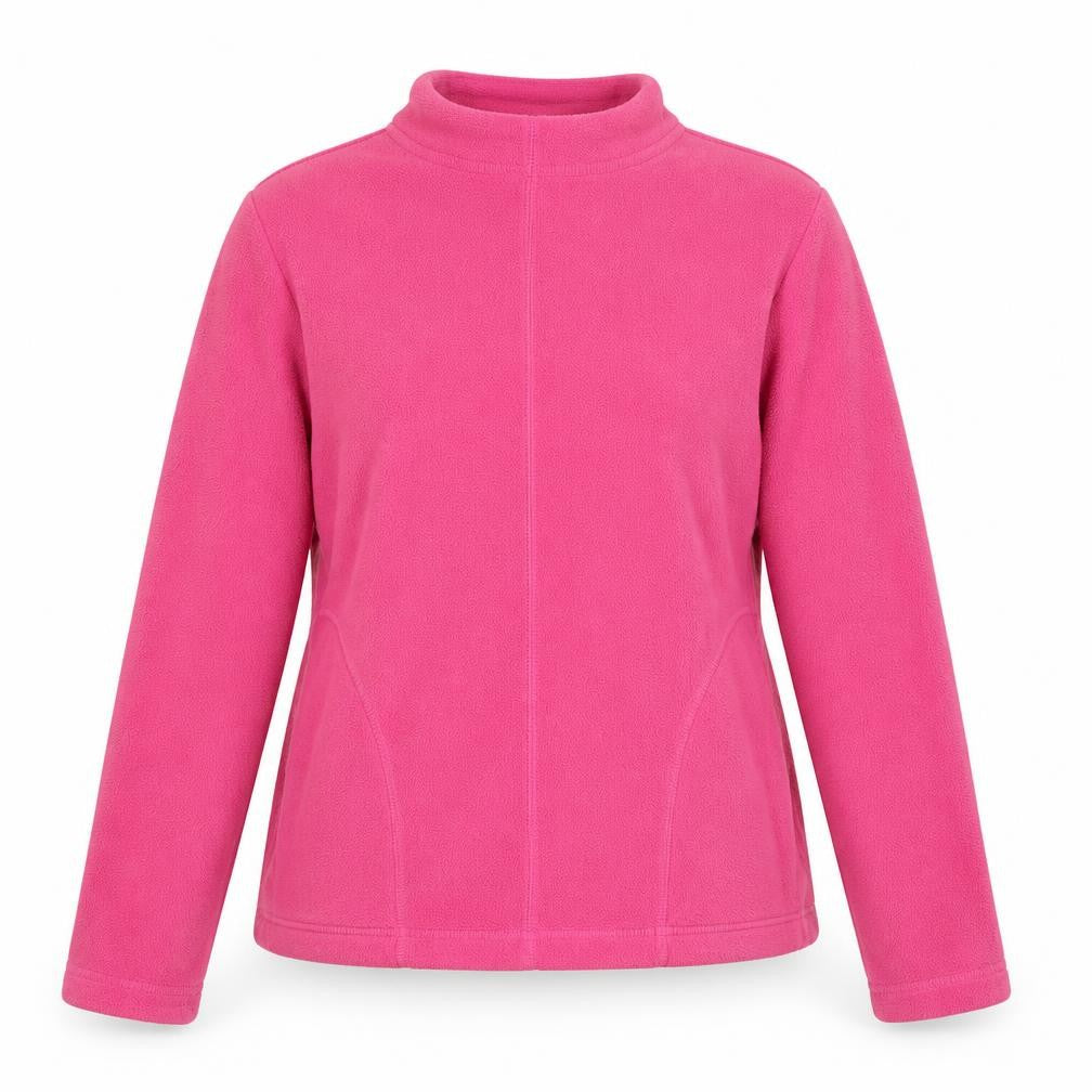 Front view of Principles Women's Pink Fleece Pullover Sweatshirt, size 14