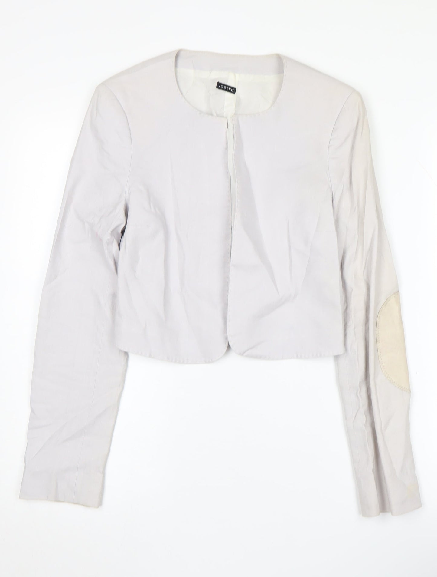 Joseph Women's White Lightweight Cropped Blazer