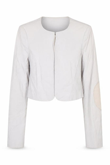 Joseph Women's White Lightweight Cropped Blazer
