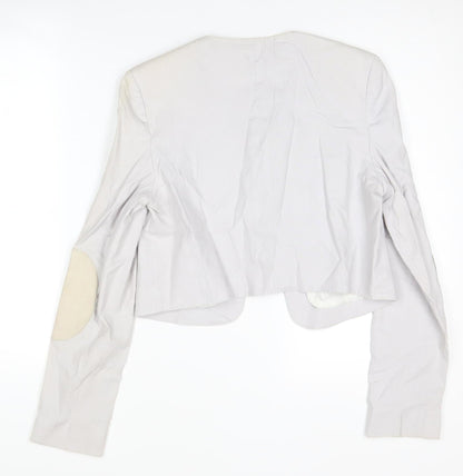 Joseph Women's White Lightweight Cropped Blazer