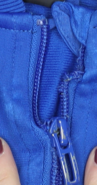 Adidas Boys Blue Track Jacket 3-4 Years Full Zip