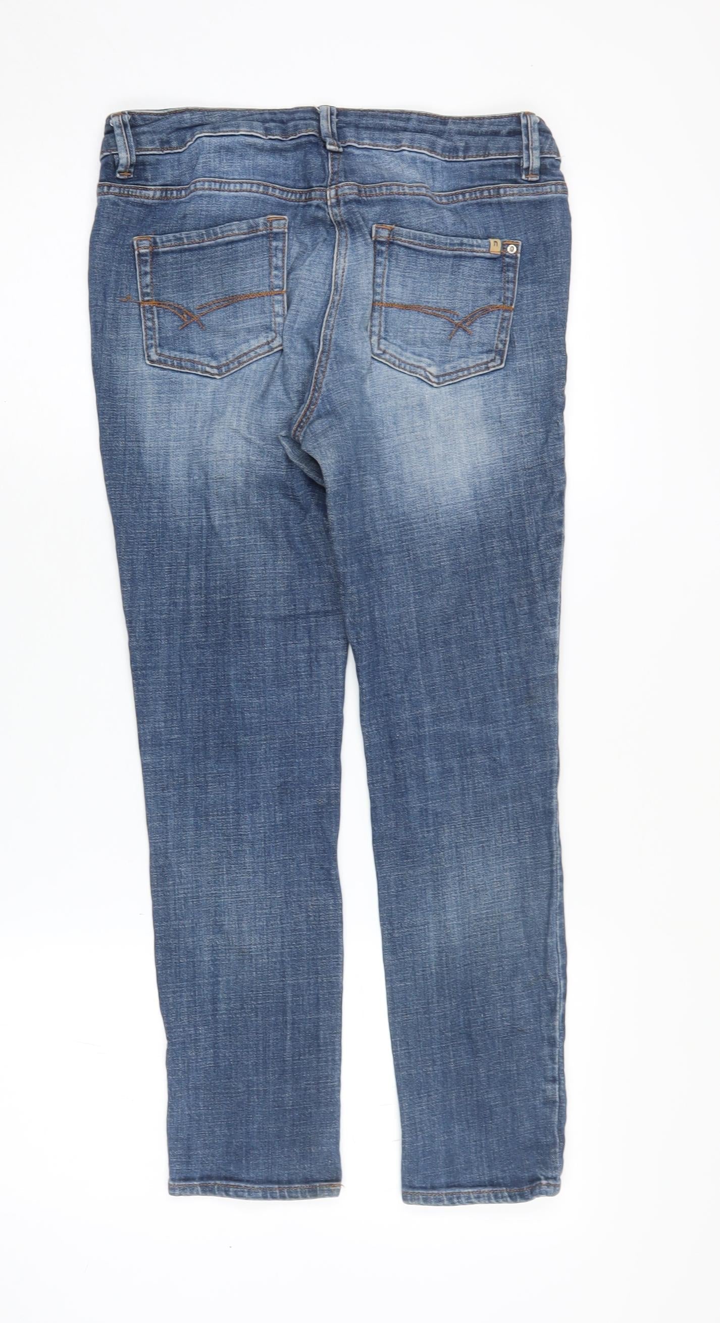 Next Women's Blue Skinny Jeans Size 8 Regular Fit