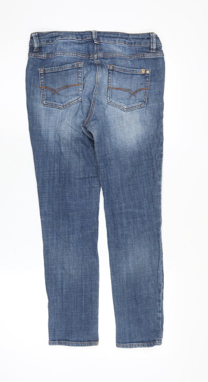 Next Women's Blue Skinny Jeans Size 8 Regular Fit