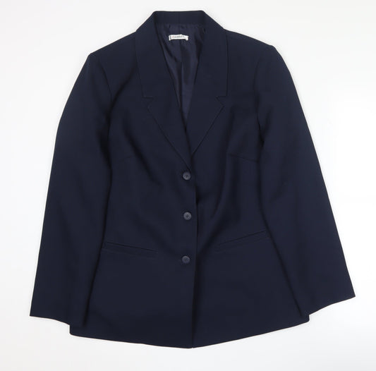 Damart Women's Blue Blazer Size 18, Business Casual Style