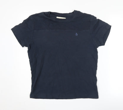 Original Penguin Men's Blue Crew Neck T-Shirt Size S