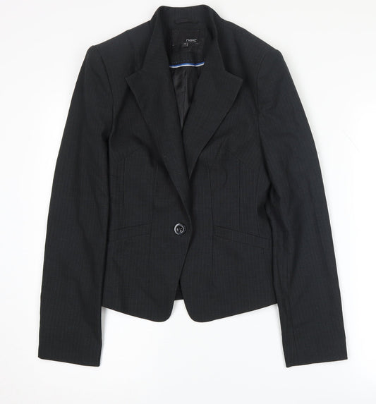 Next Women's Black Blazer Size 6 Regular Business Suit
