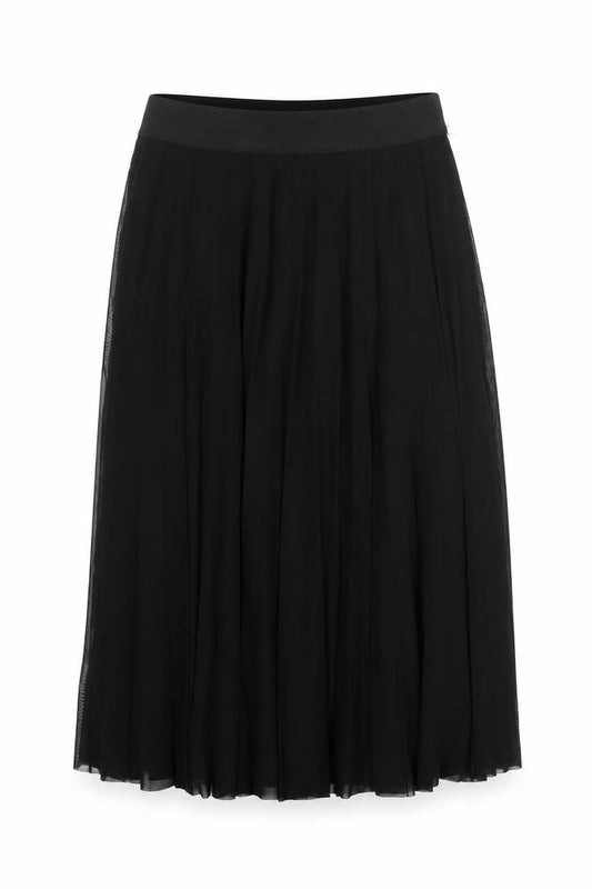 Womens UK Size S Bershka Pleated Chiffon Skirt