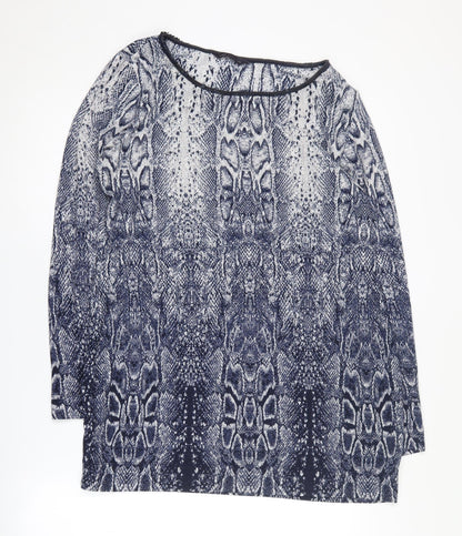 Marks and Spencer Women's Blue Pullover Jumper Size 14