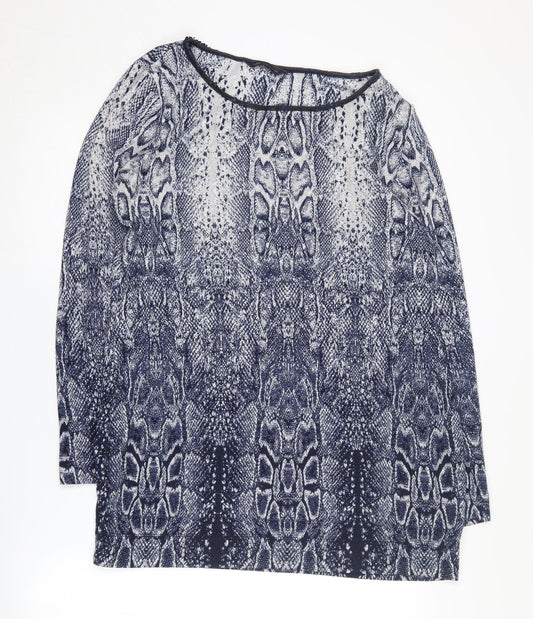 Marks and Spencer Women's Blue Pullover Jumper Size 14