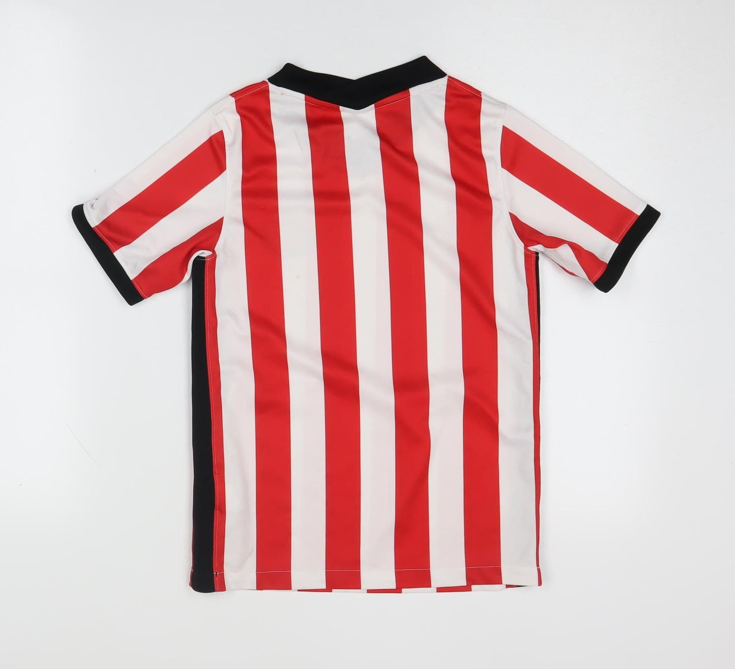 Nike Boys Red Striped Football Jersey T-Shirt M