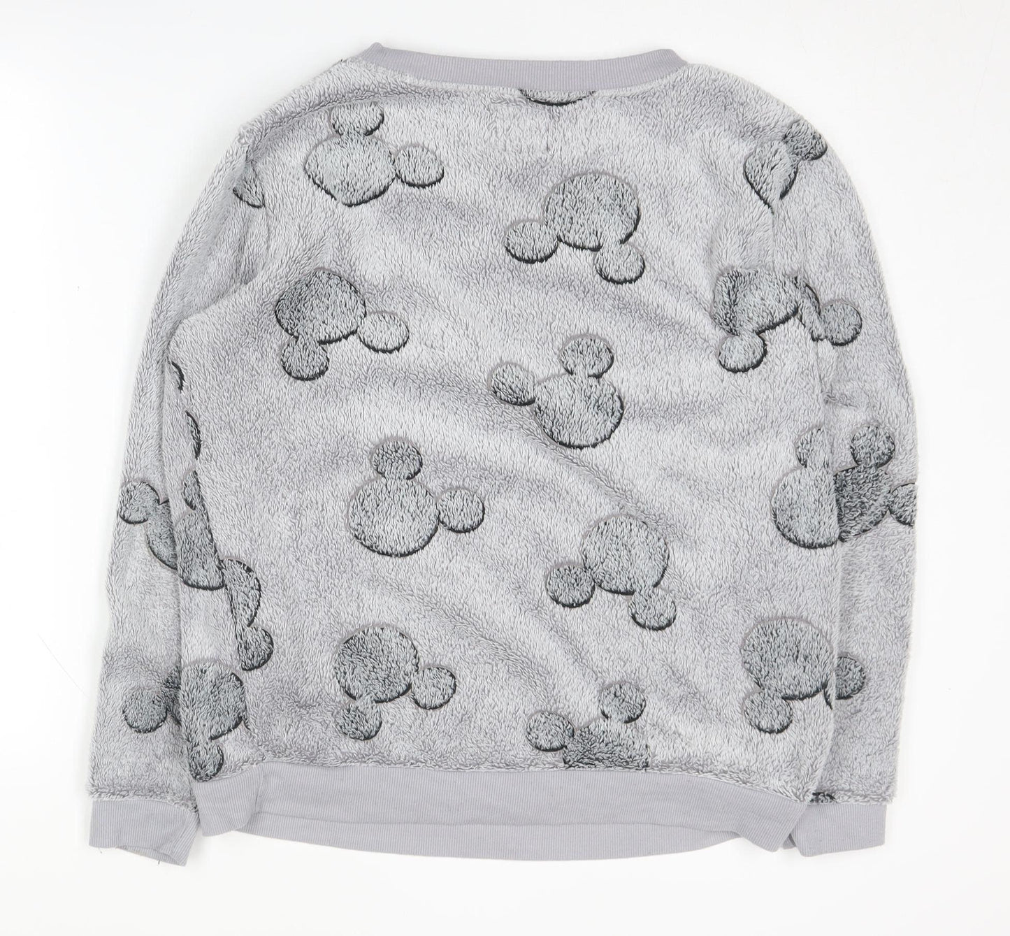 Disney Women’s Grey Fleece Pyjama Top M