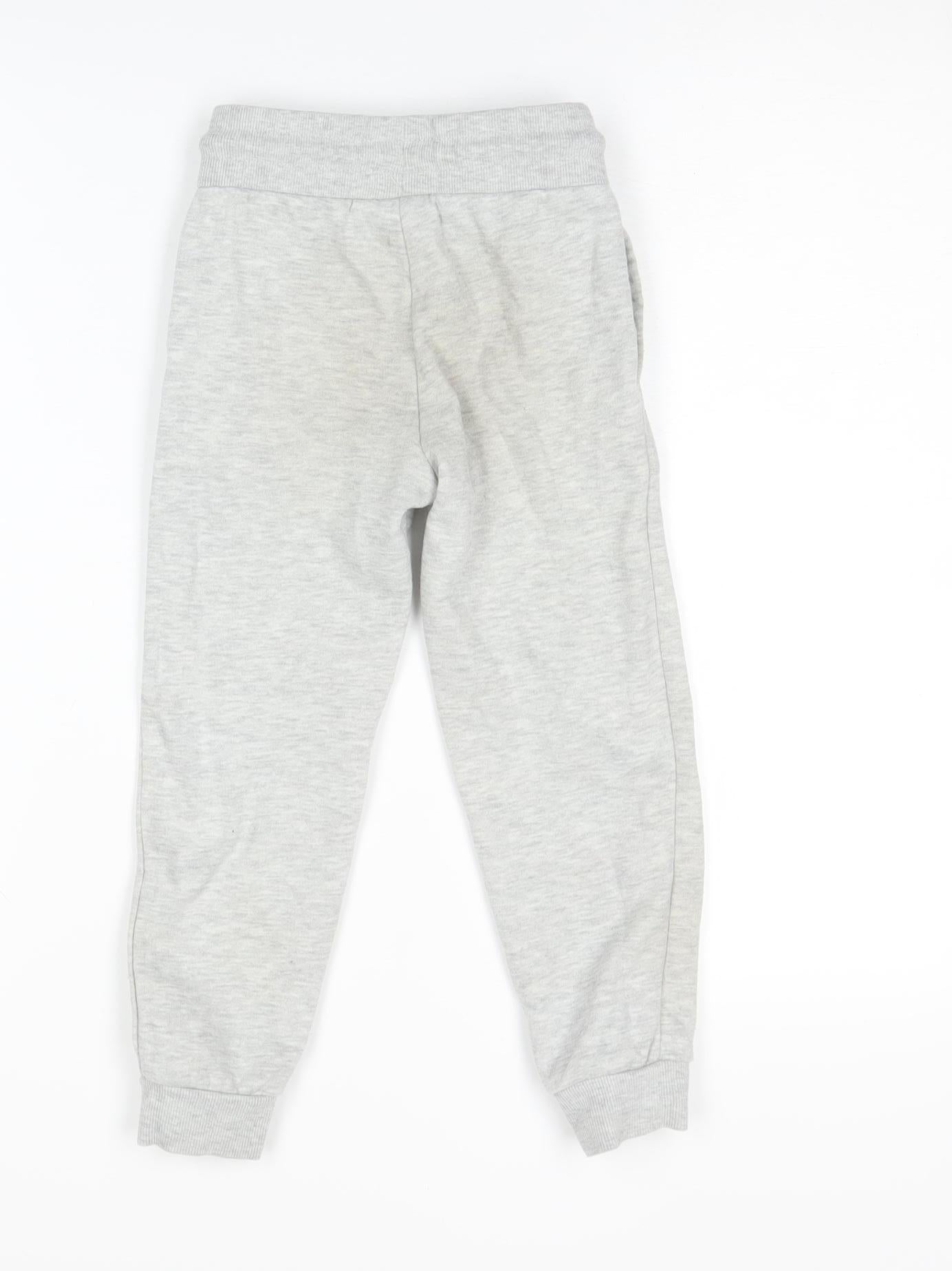 Marvel Boys Grey Jogger Trousers 4-5 Years with Superhero Theme