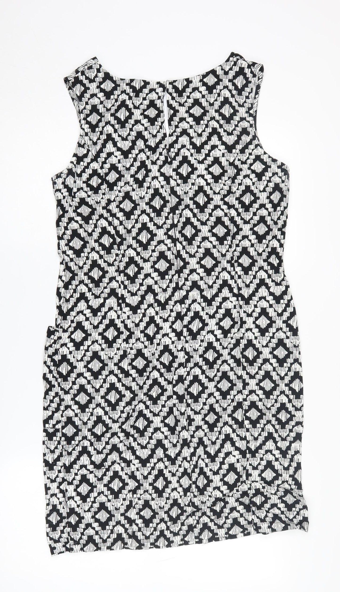 Marks and Spencer Women's Multicoloured Shift Dress Size 10