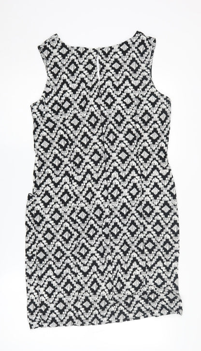 Marks and Spencer Women's Multicoloured Shift Dress Size 10