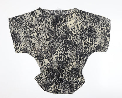 Red Herring Women's Multicoloured Animal Print Blouse Size 10