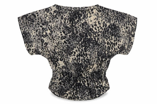 Front view of Red Herring Women's Multicoloured Animal Print Blouse, size 10