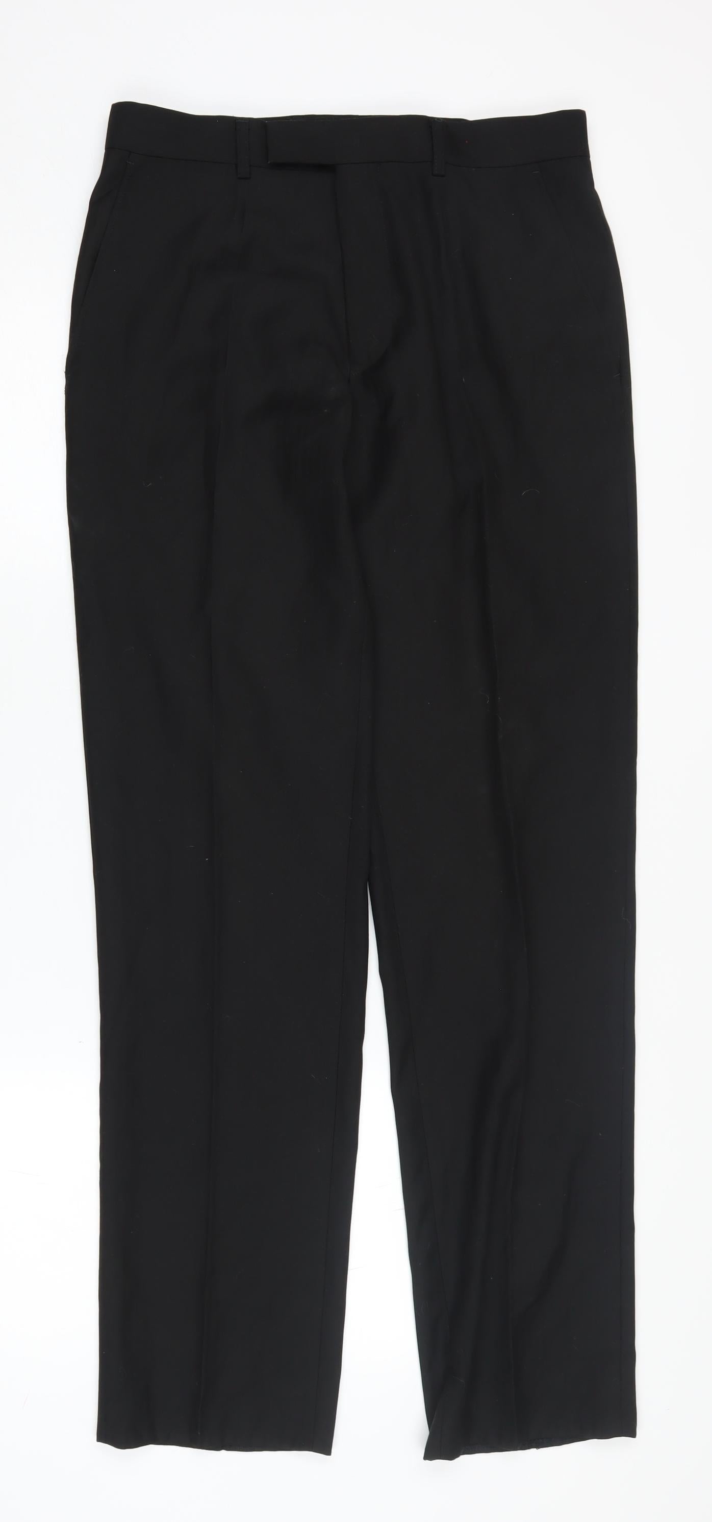 Greenwoods Men's Black Dress Pants, Size 32