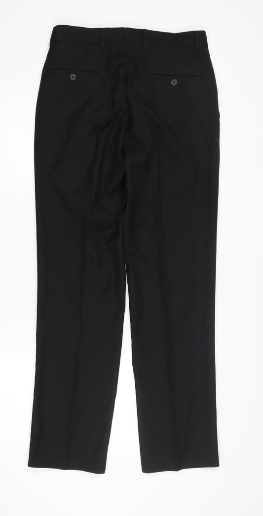 Greenwoods Men's Black Dress Pants, Size 32