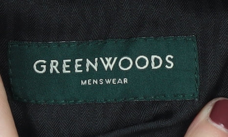 Greenwoods Men's Black Dress Pants, Size 32