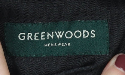 Greenwoods Men's Black Dress Pants, Size 32