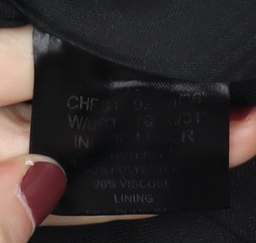 Greenwoods Men's Black Dress Pants, Size 32