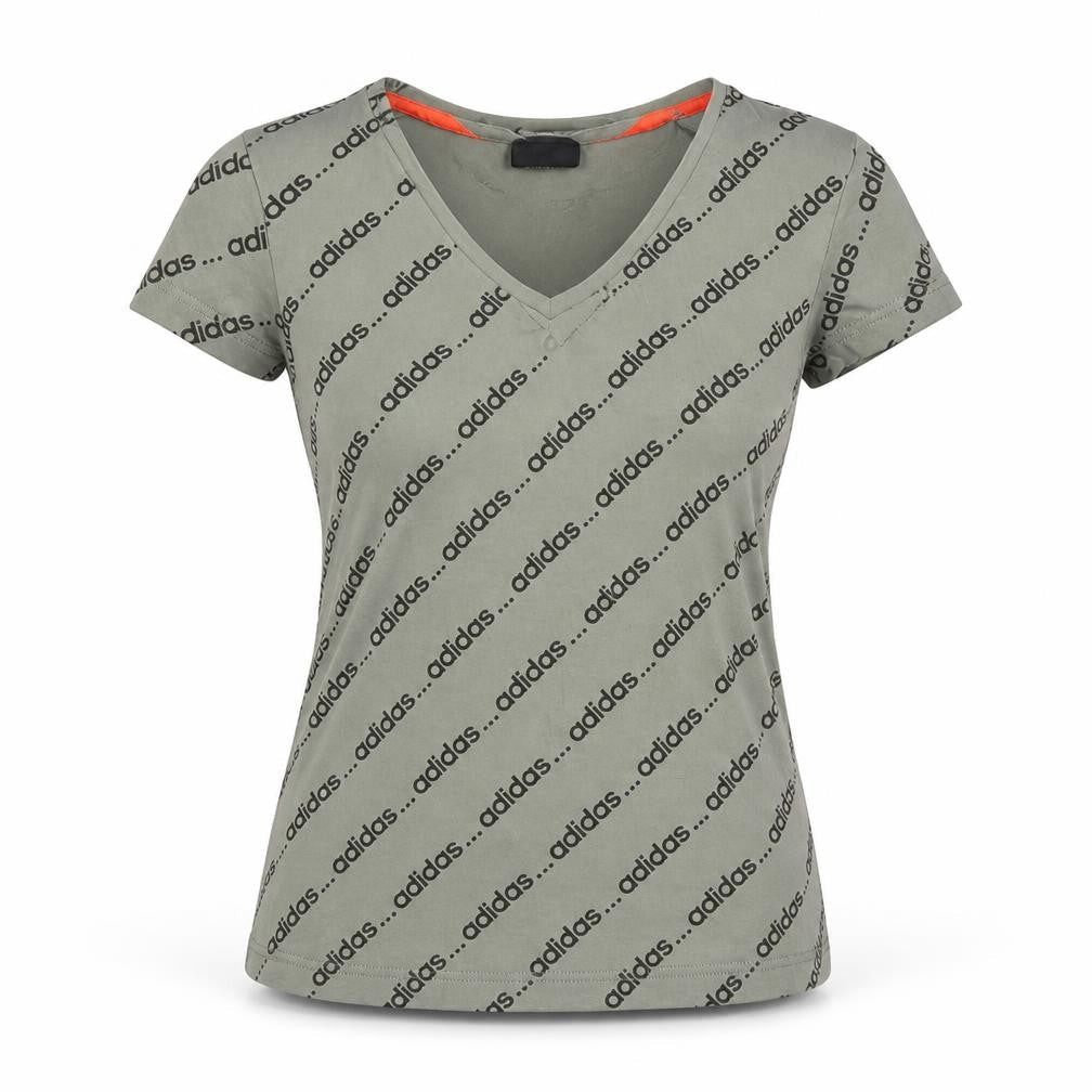 Womens UK Size L adidas Green Basic T-Shirt