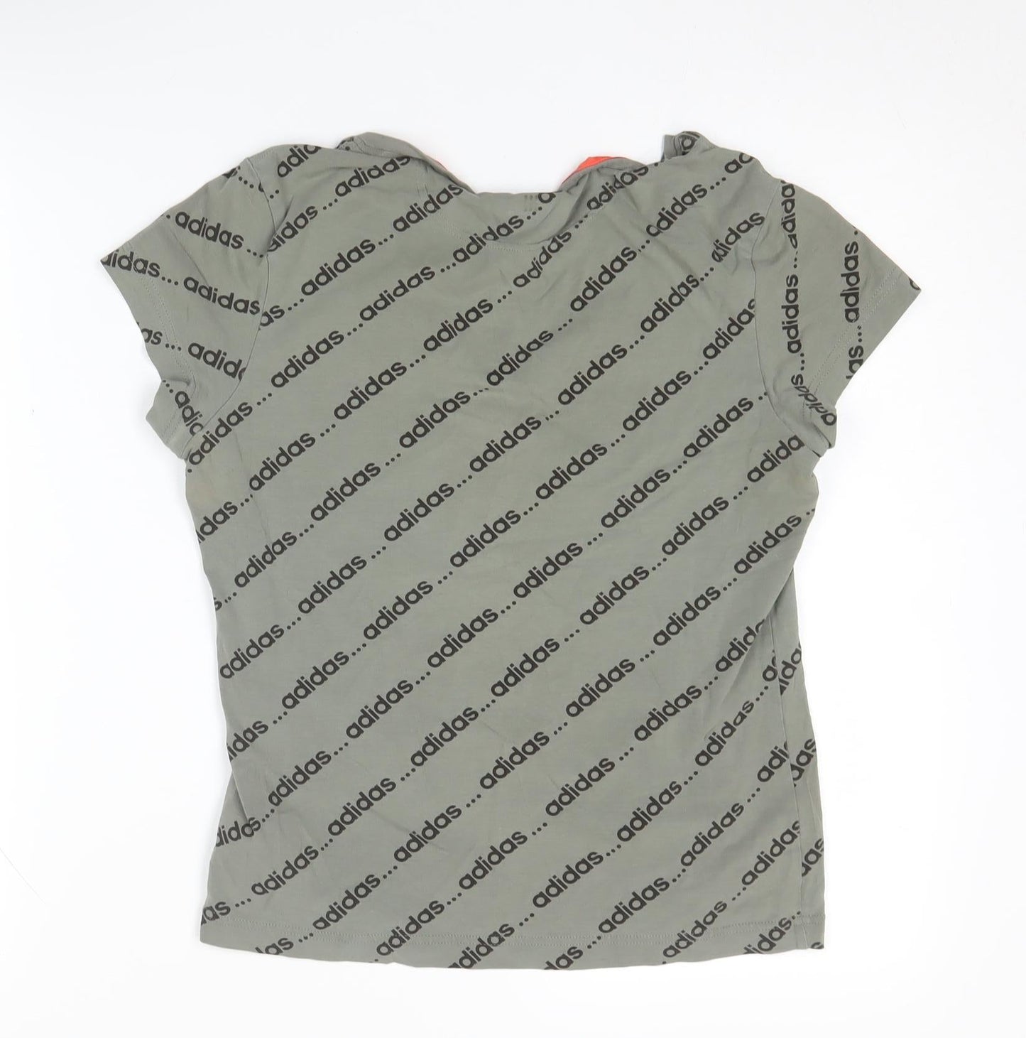 Womens UK Size L adidas Green Basic T-Shirt
