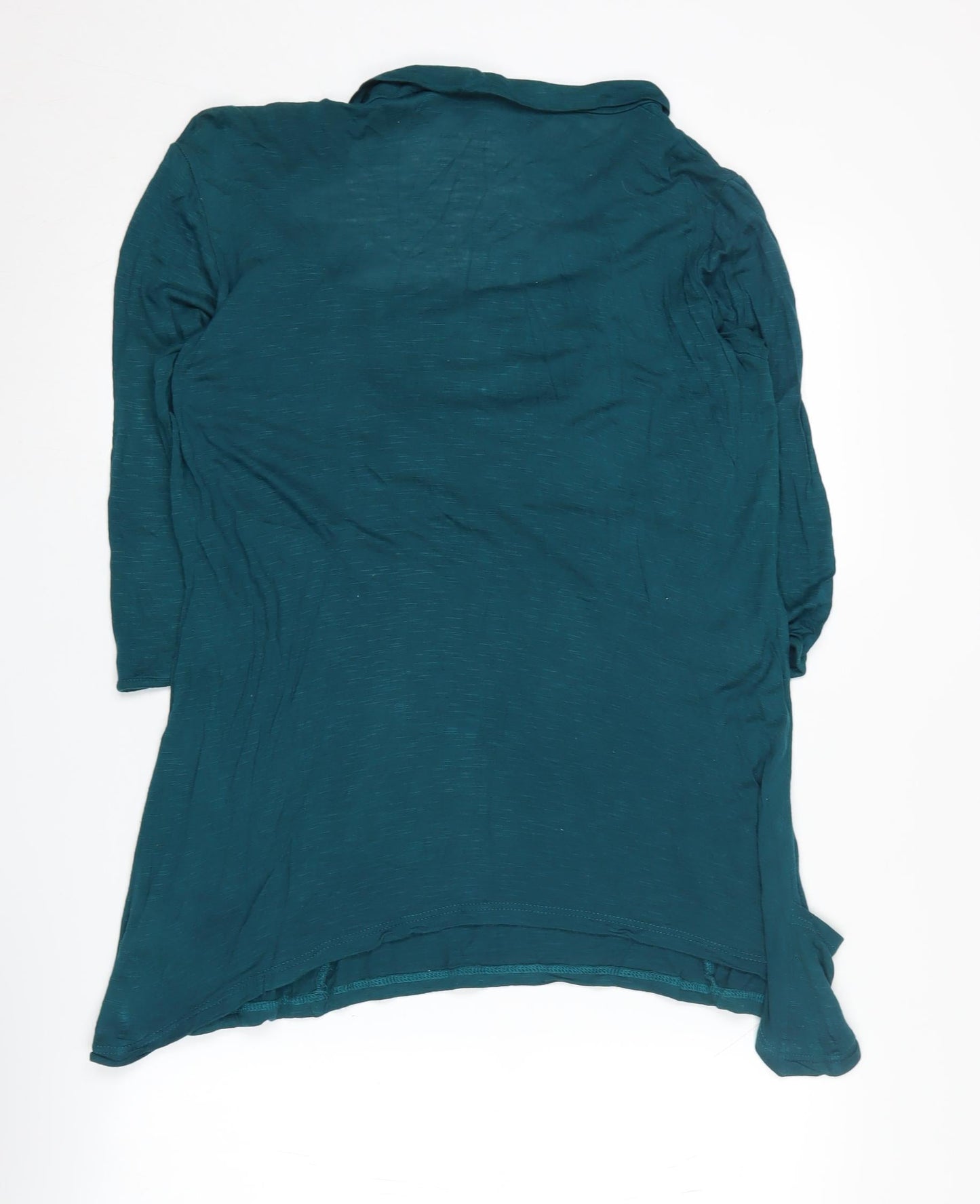 Epilogue Women's Green Cowl Neck Jumper Size 16