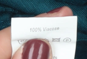 Epilogue Women's Green Cowl Neck Jumper Size 16