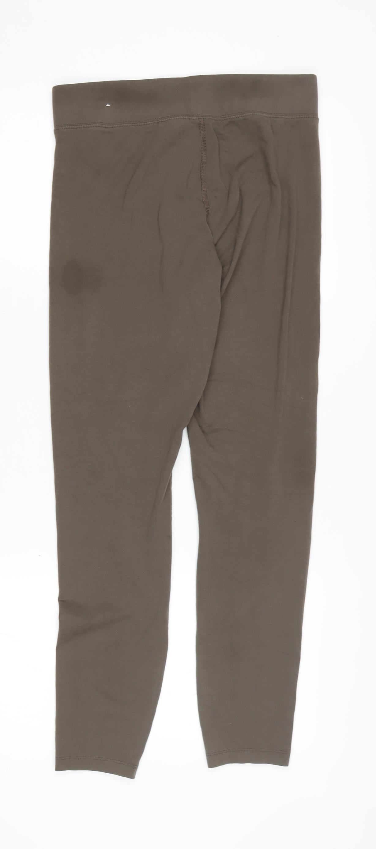 Nike Women's Brown Leggings - M, Stretch for Gym