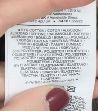 Nike Women's Brown Leggings - M, Stretch for Gym