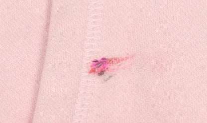 SoulCal & Co Girls Pink Hoodie, 7-8 Years, Full Zip, Cotton Blend