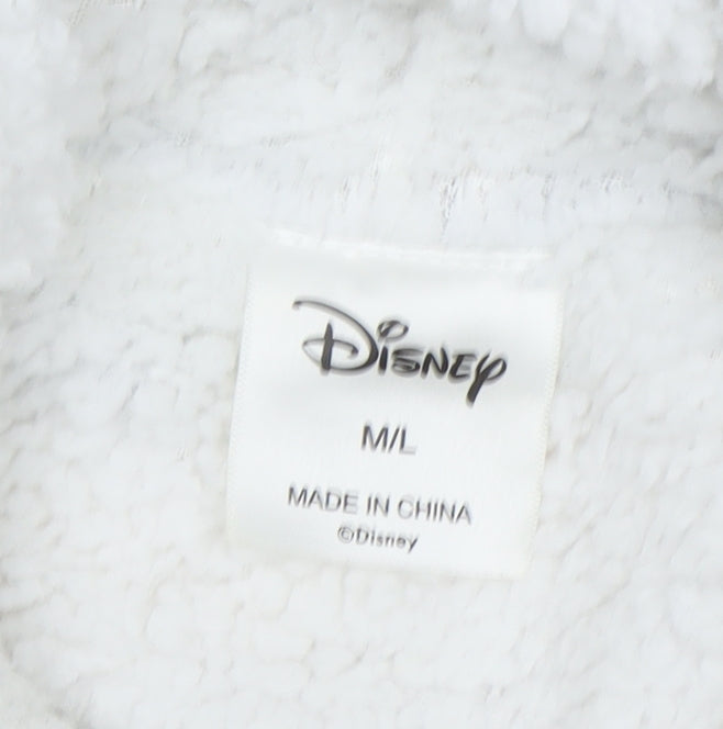 Disney Women's Beige Mickey Mouse Fleece Robe M/L