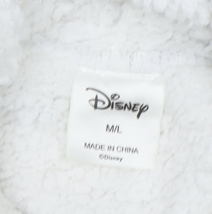 Disney Women's Beige Mickey Mouse Fleece Robe M/L