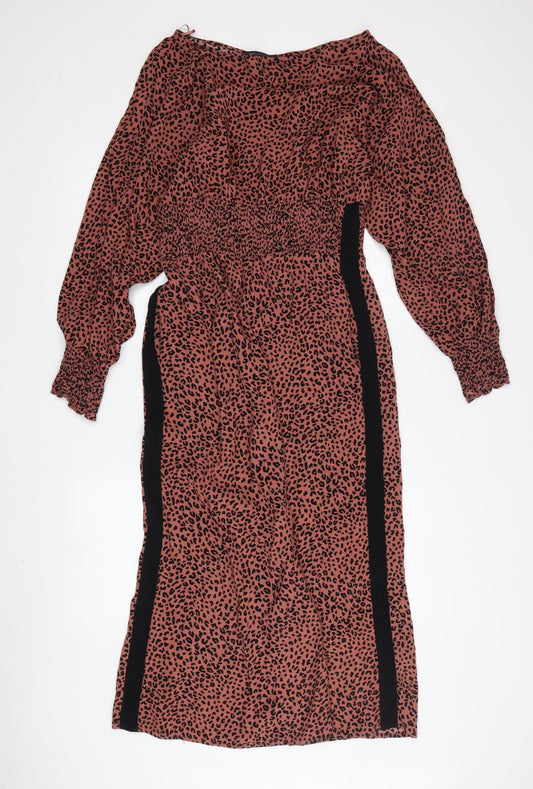 Marks and Spencer Women's Multicoloured Animal Print Dress