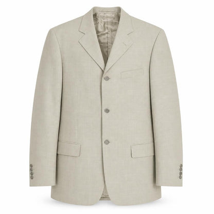 Mens UK Size 40 Hugo James Regular Beige Suit Jacket