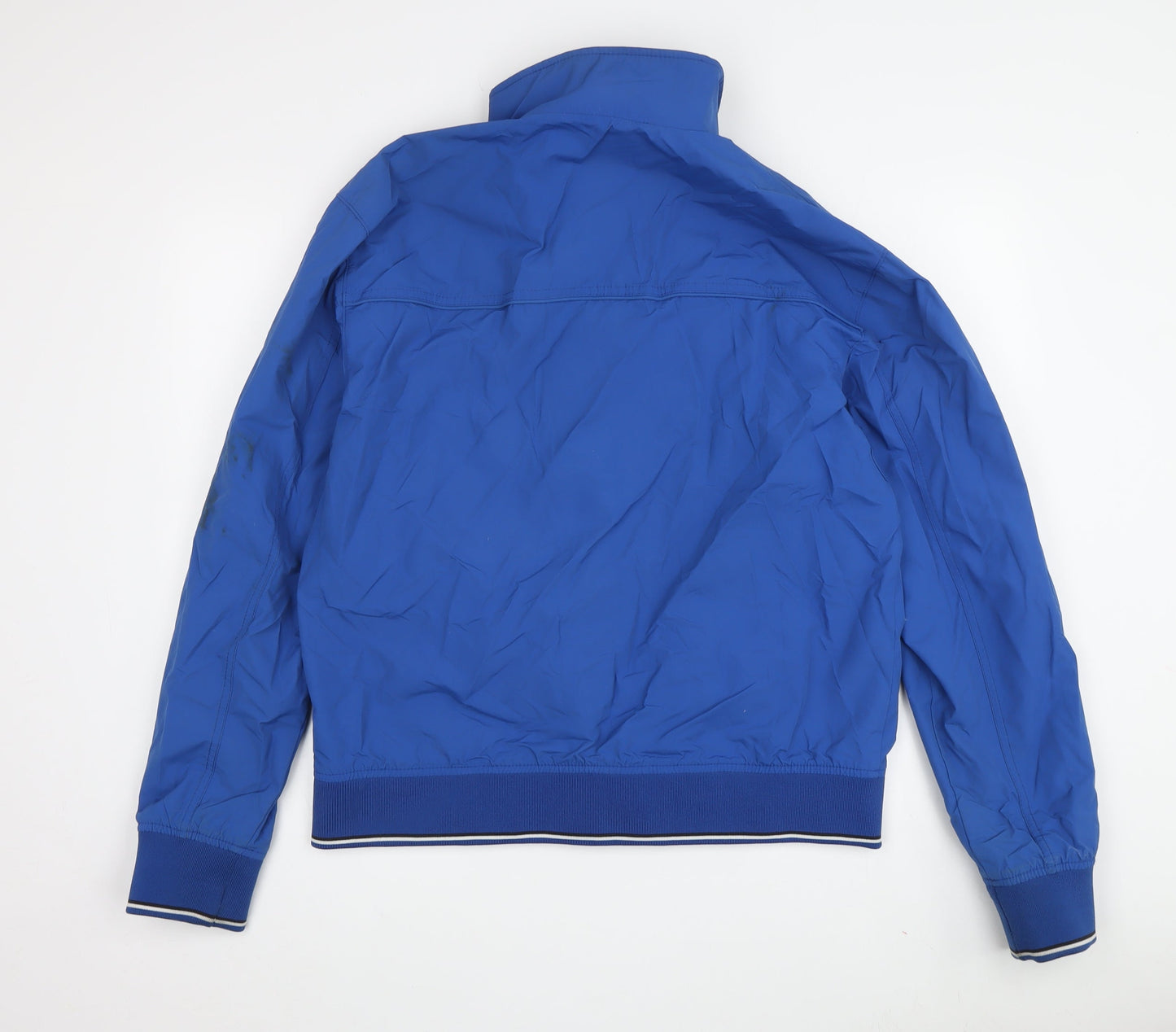 Mens UK Size M Marks and Spencer Blue Bomber Jacket