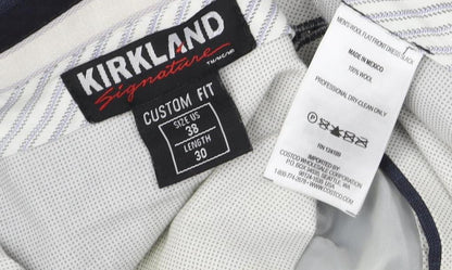 Kirkland Signature Men's Blue Dress Pants 38R