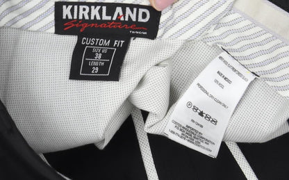Kirkland Signature Men's Black Dress Pants Size 38