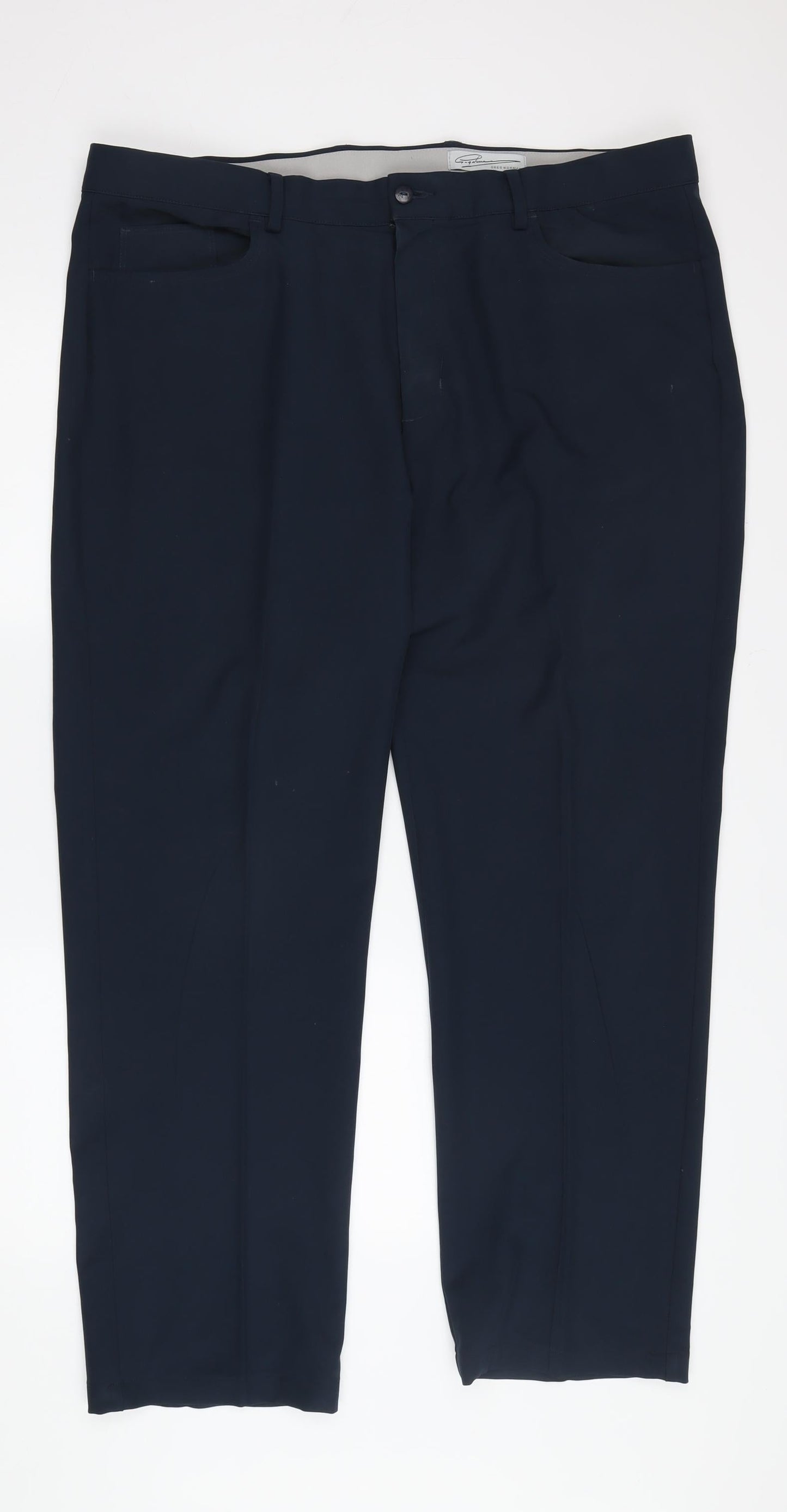 Greg Norman Men's Black Trousers, Size 38
