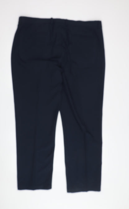 Greg Norman Men's Black Trousers, Size 38