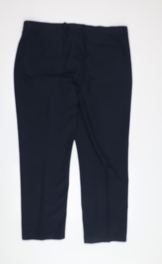 Greg Norman Men's Black Trousers, Size 38