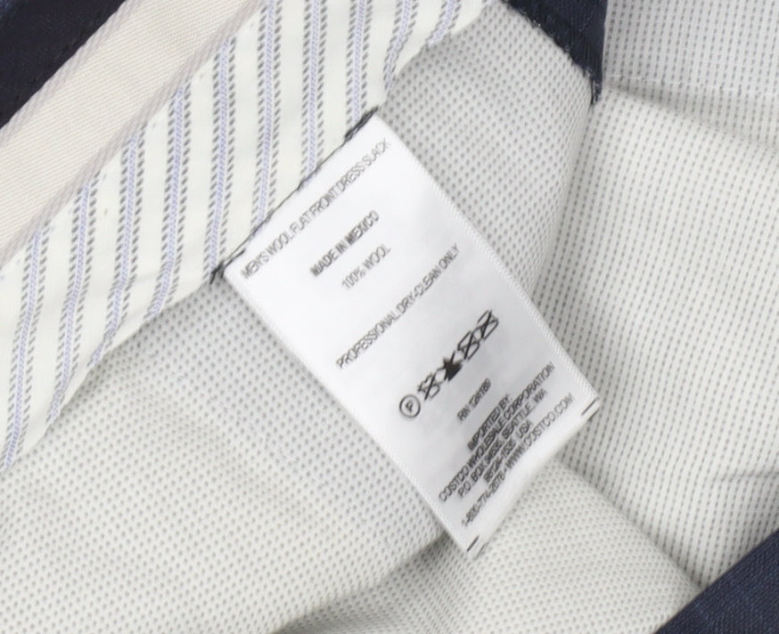 Kirkland Blue Men's Dress Pants 38 Classic Fit New