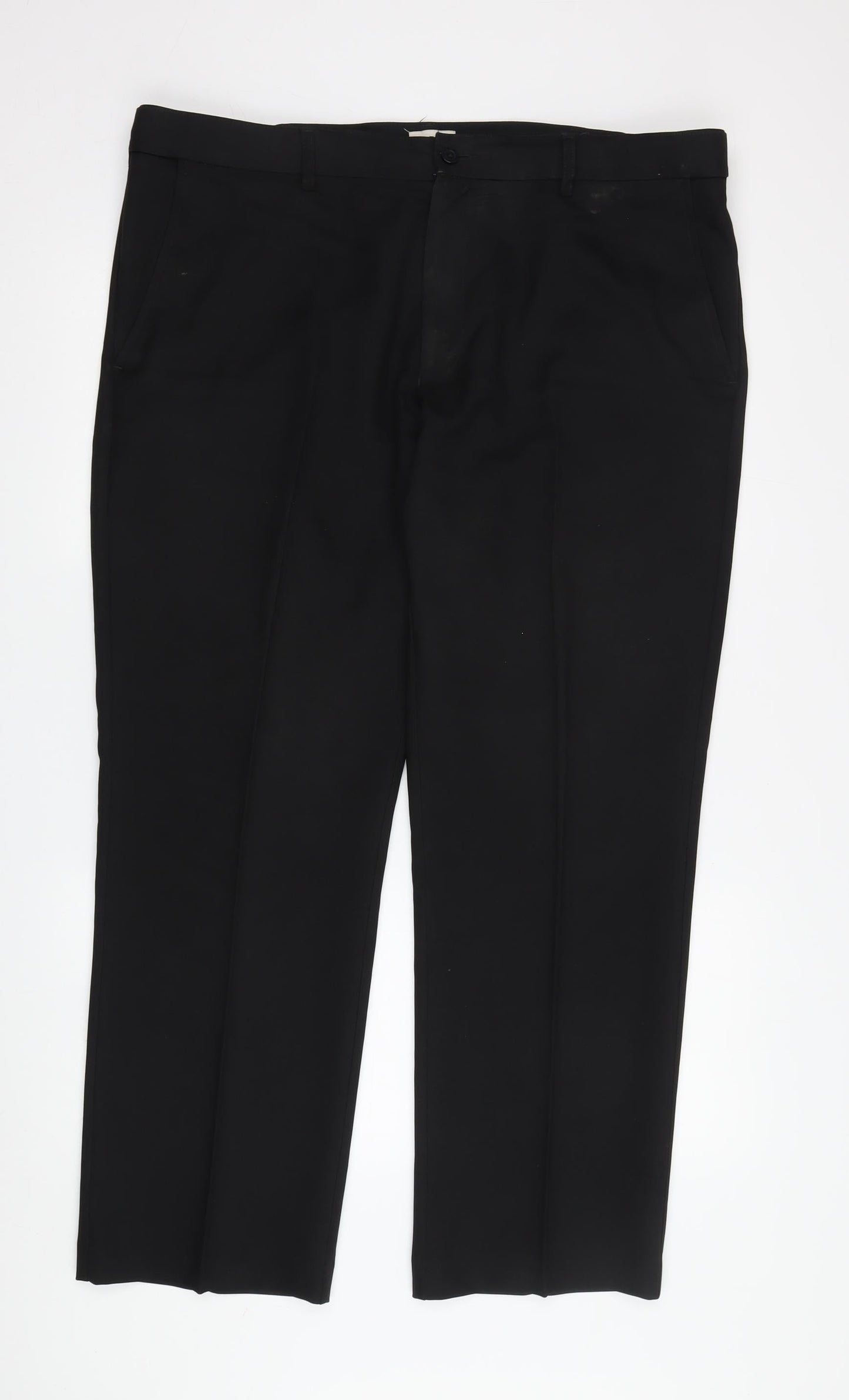 Farah Men's Black Dress Pants 38 Regular Classic Fit