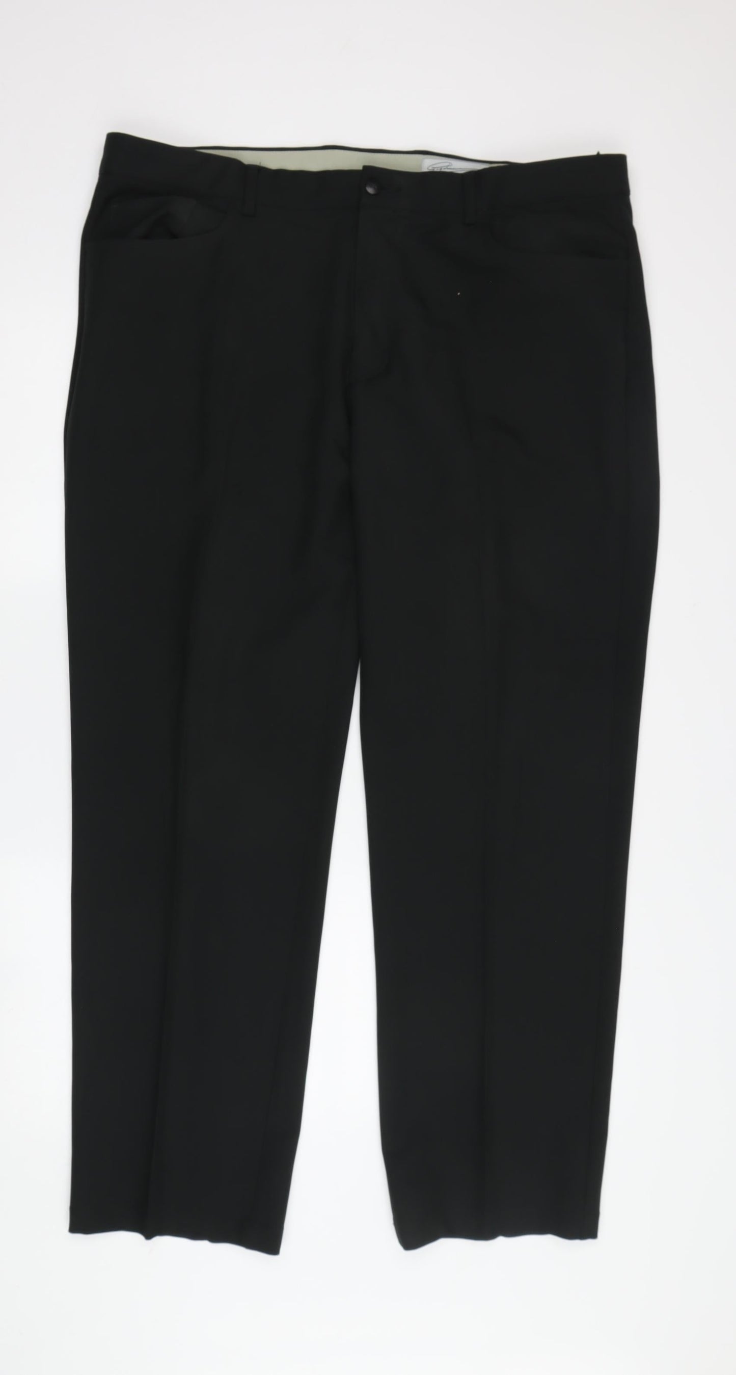 Greg Norman Men's Black Dress Pants 38x30 Machine Washable