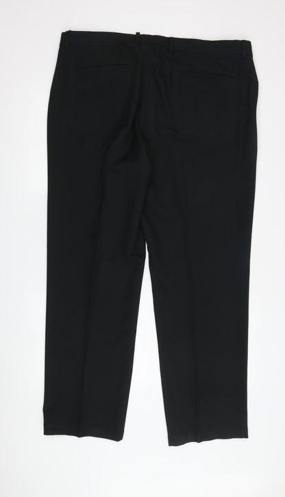 Greg Norman Men's Black Dress Pants 38x30 Machine Washable