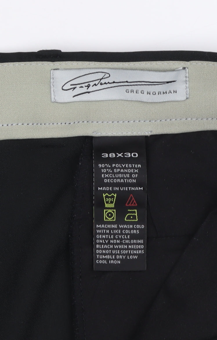 Greg Norman Men's Black Dress Pants 38x30 Machine Washable