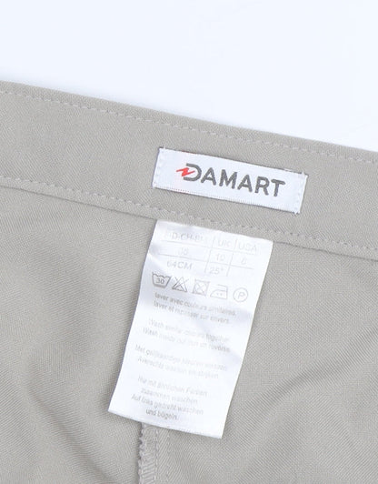 Womens UK Size 10 Damart Regular Fit Casual Beige Trousers